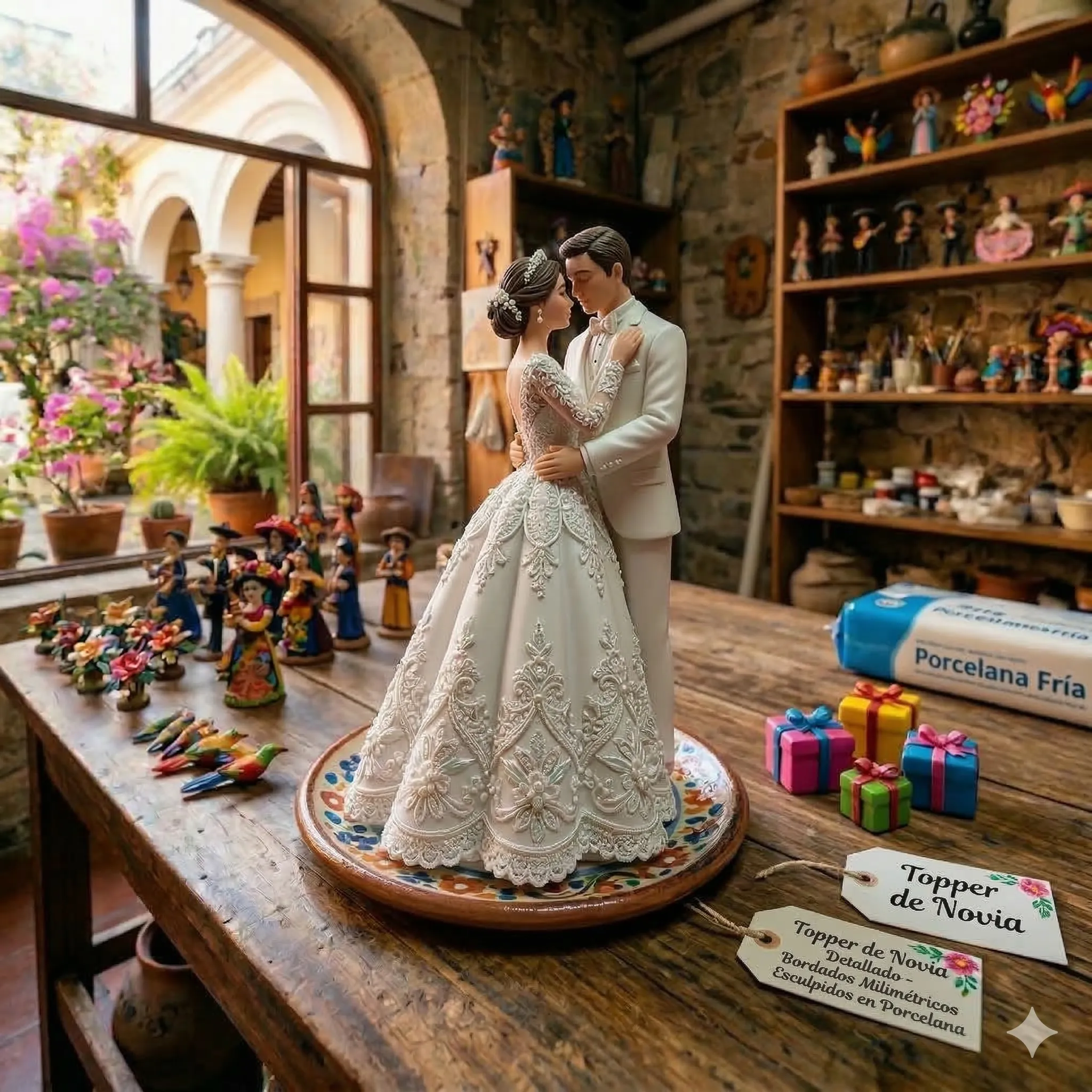 Topper de Novia Detallado